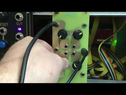 crucFX Duber Square Input A & B x Monitor AB - CV Touch Pads Demo