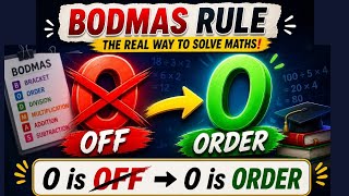 BODMAS Rule EXPOSED 😳 | “O = OFF” is WRONG! (Real Meaning Explained)