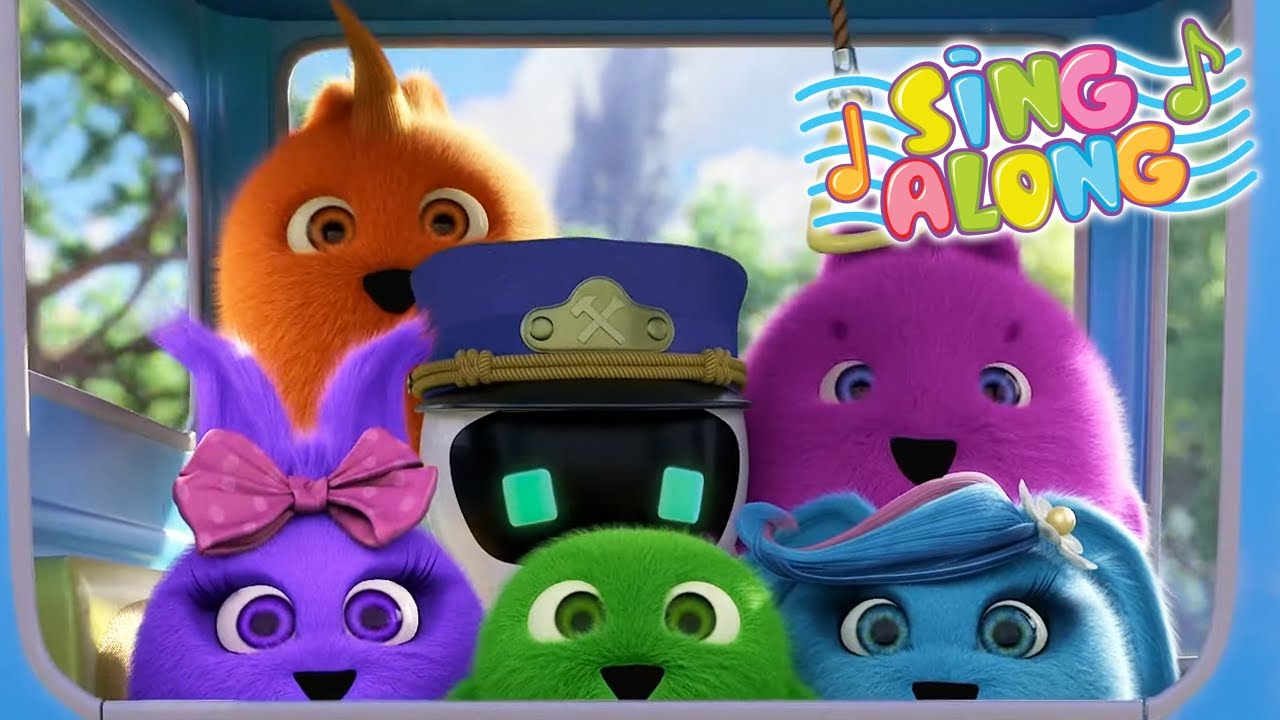 Riding the train has never been so FUN! | Songs for Kids | Sunny Bunnies Sing Along