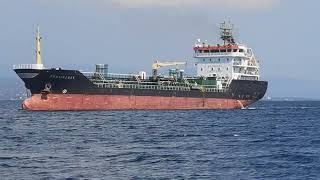 M/T PROVIDENCE at port of Chalkida pilot's Station 