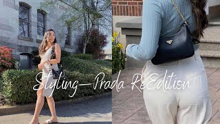 How to Style the PRADA RE EDITION 2005 Saffiano Leather Bag