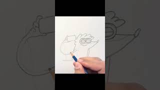 Mind-Blowing Rigby Drawing in 30 Seconds! 🎨🔥 #drawingtutorial #howtodraw #rigby