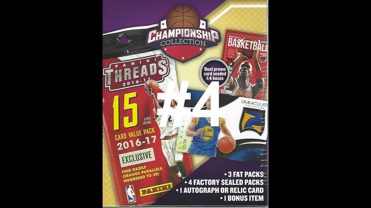 Championship Collection Basketball Retail Box Break #4 / 2 Hits