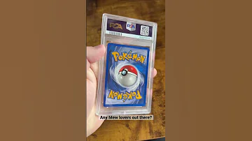 Mew From 2000 Black Star Promo Card PSA 8 Pokemon Mew PSA 
