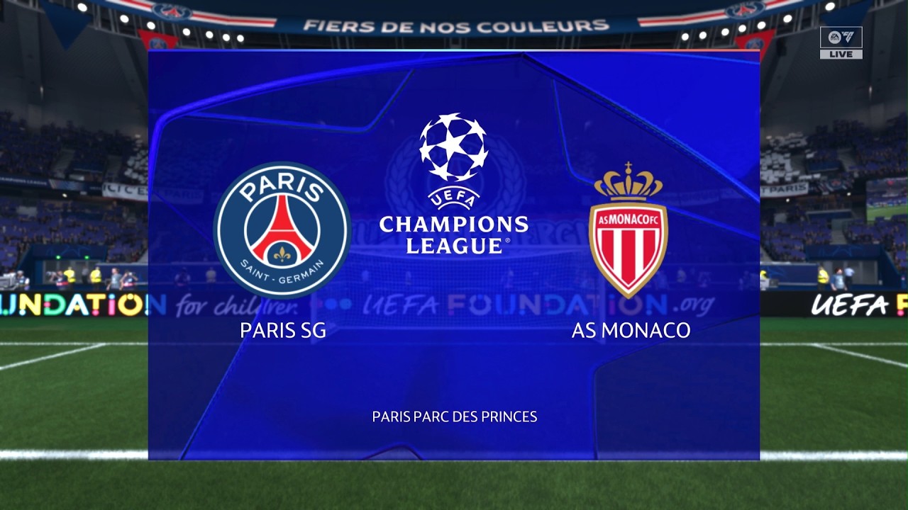 Paris Saint-Germain vs. AS Monaco | UEFA Champions League 25/26 | Full Match | FC 26 - PS5™[4K]