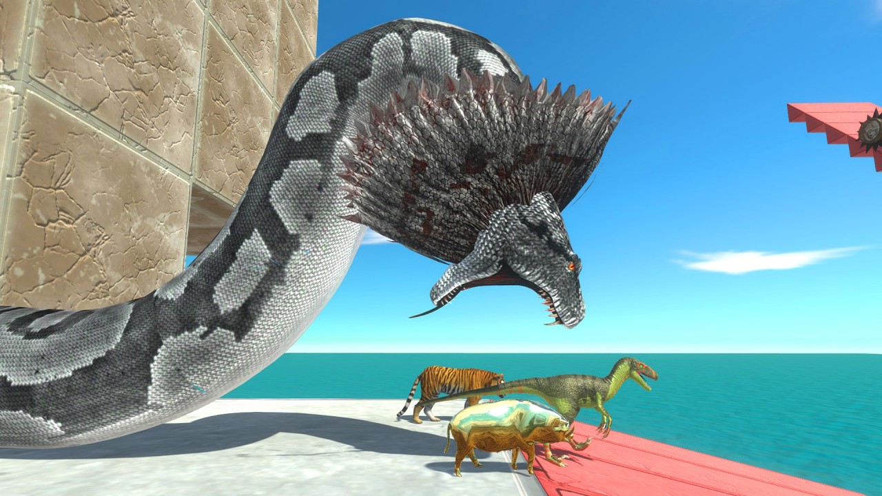 Who Can Survive The Tomb Of The ARK Titanoboa - Dinosaur Vs Animal - Animal Revolt Battle Simulator