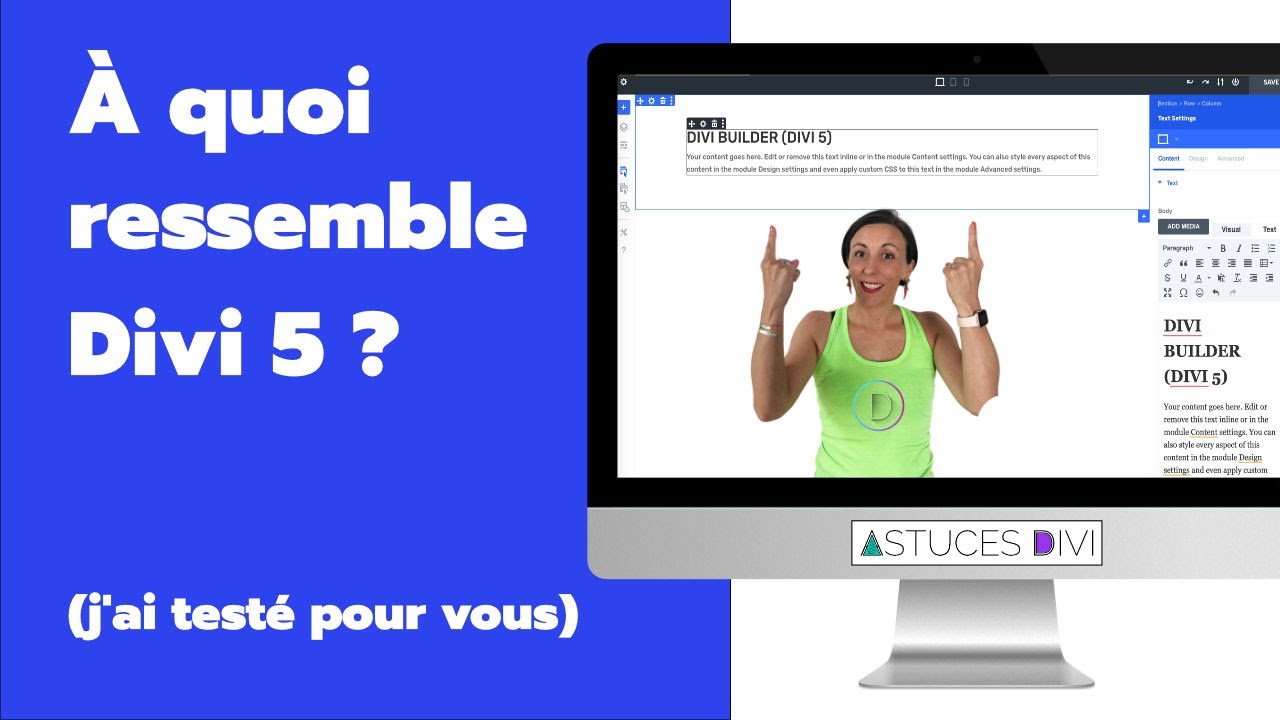 À quoi ressemble le nouveau Divi 5 : découvrez son interface !