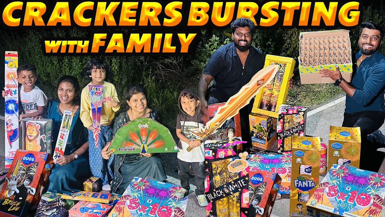 DEEPAVALI PATTASU Testing with Family !!