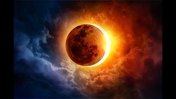 كسوف الشمس | سبحان الله(سورة القيامة) | صوت يبكي الانسان