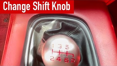 Honda S2000 Shift Knob Change