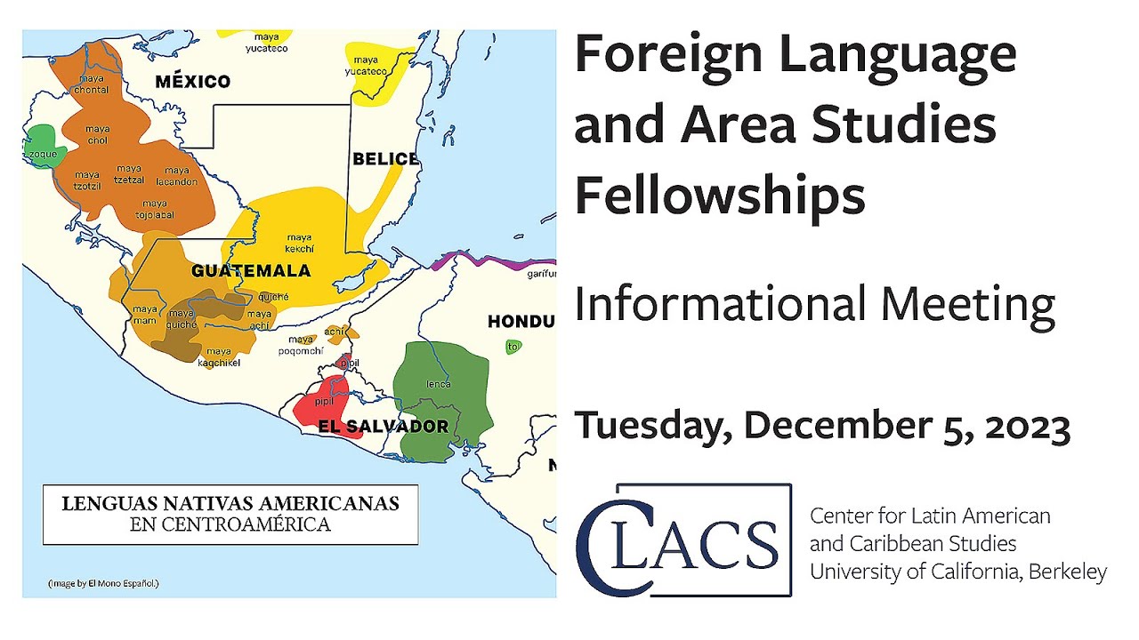 2024 Foreign Language & Area Studies (FLAS) Fellowships Information Session, UC Berkeley
