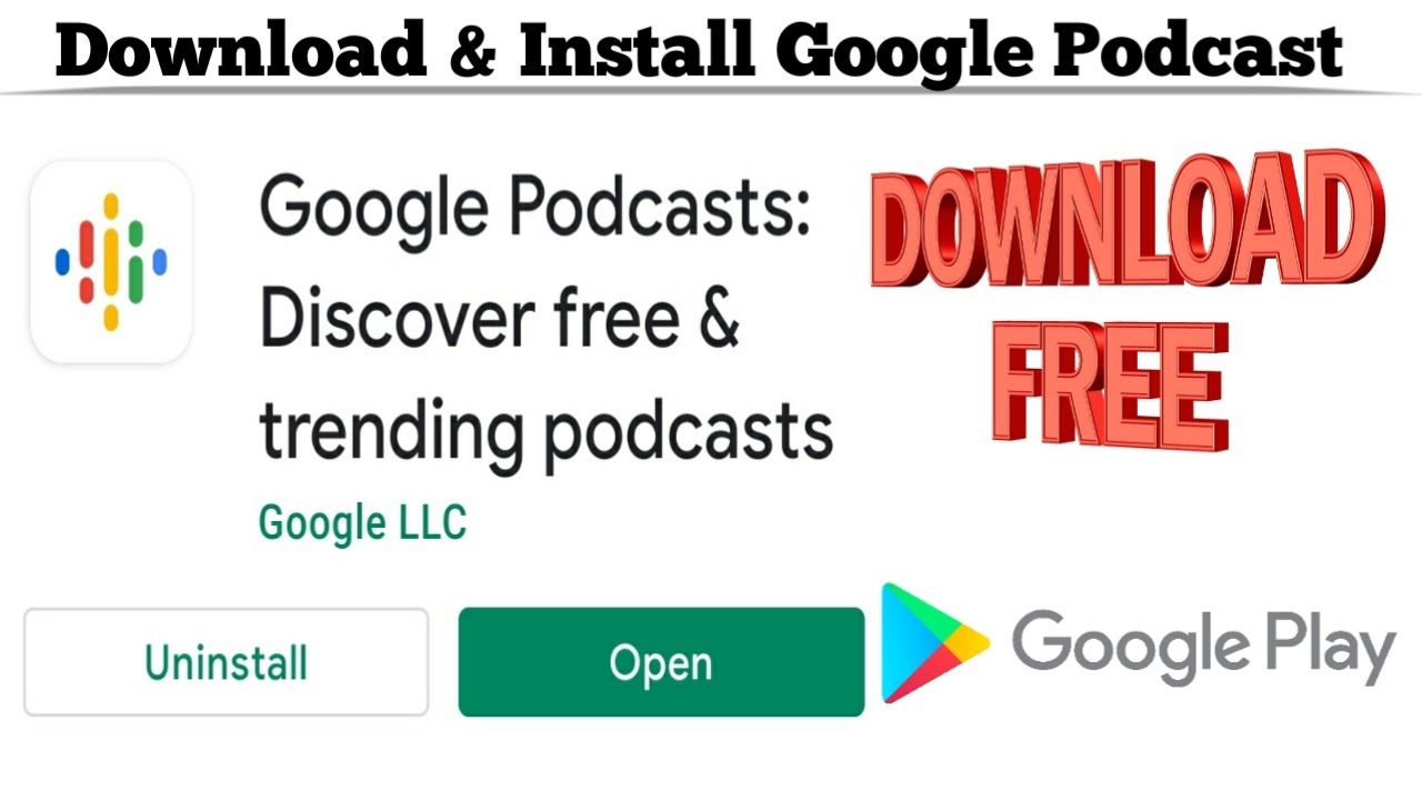 How to Download and Install Google Podcast on Android device | Techno Logic | 2021