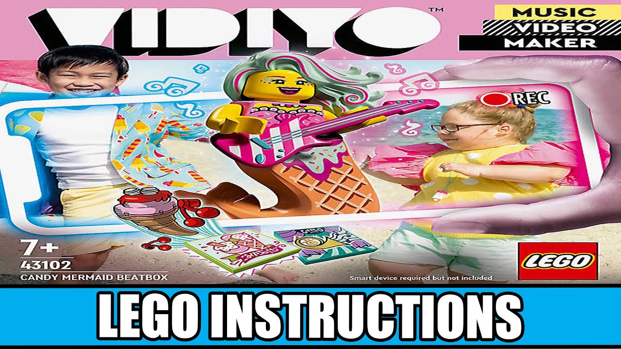 Candy Mermaid BeatBox LEGO instructions