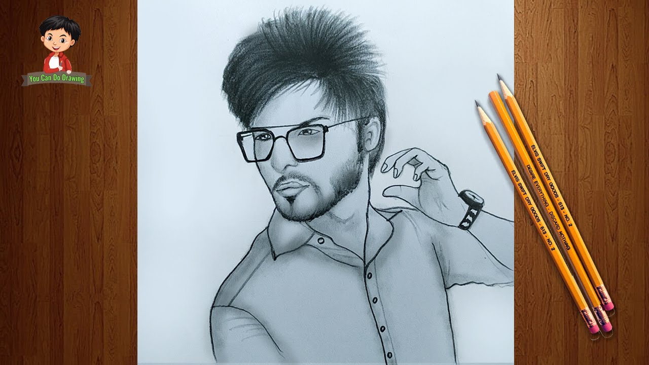 How to Draw a Attitude Boy Boy sketch Boy Drawing Step By Step