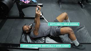 How To Do Supine Kettlebell Pullover | Exercise Demo