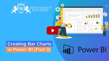 Creating Bar Charts in Power BI (Part-3)| Best Power BI Course Tutorial for Beginners| @henryharvin