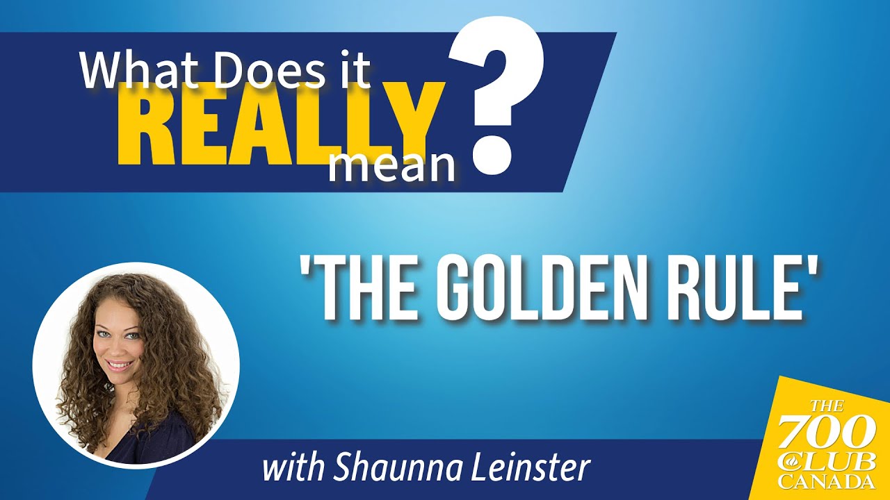 What Does it REALLY Mean? | The Golden Rule - YouTube