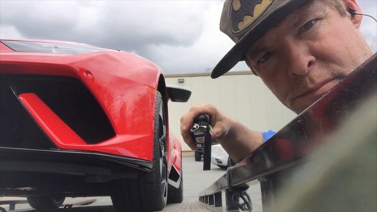 Exotic Car Lamborghini Towing Footage Towtrucker Exotic Cars YouTube