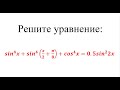 Решите уравнение :   〖sin〗^4 x+〖sin〗^4 (x/2+π/8)+〖cos〗^4 x=0.5〖sin〗^2 2x