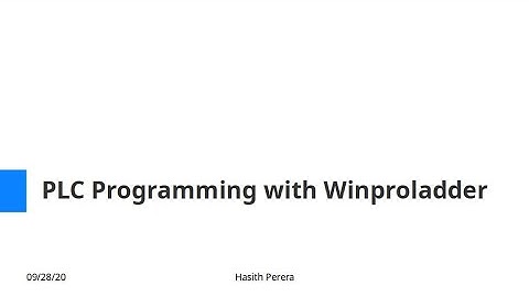 PLC Programming with Winproladder