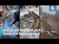 Reportan fugas de agua potable en Naucalpan