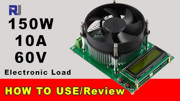 Test review of 150W 10A Constant Current Electronic Load