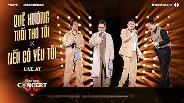 Quê Hương Tuổi Thơ Tôi X Nếu Có Yêu Tôi - Bằng Kiều, Tự Long, Tuấn Hưng Hồng Sơn | LIVE AT CONCERT