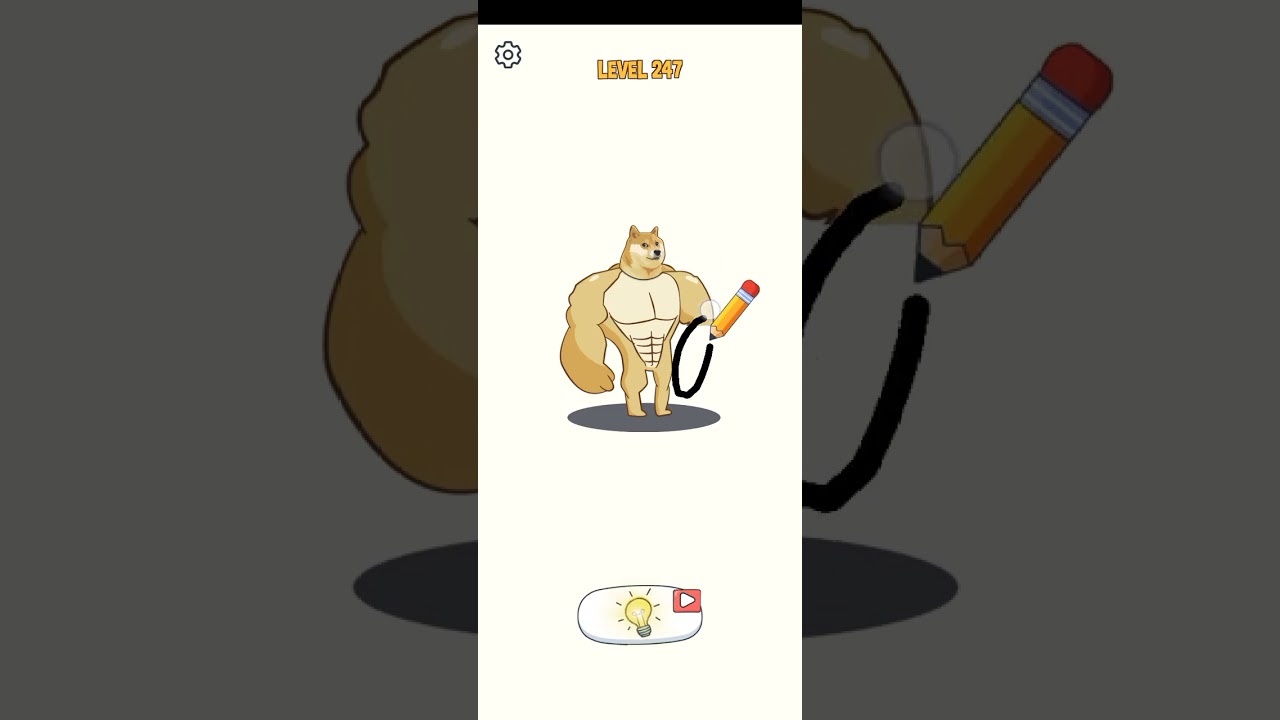 🍒Draw Puzzle: Draw Missing Part🍎💯 Level *247 