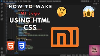 🧑🏻‍💻 How To Create MI Logo | Html CSS | learnbyshyam