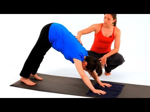 How to Do Prenatal Yoga Downward Dog | Pregnancy Workout