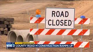 County Road M construction ramps up