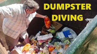 A beautiful day for a beautiful dumpster dive ~  Free food to start the week