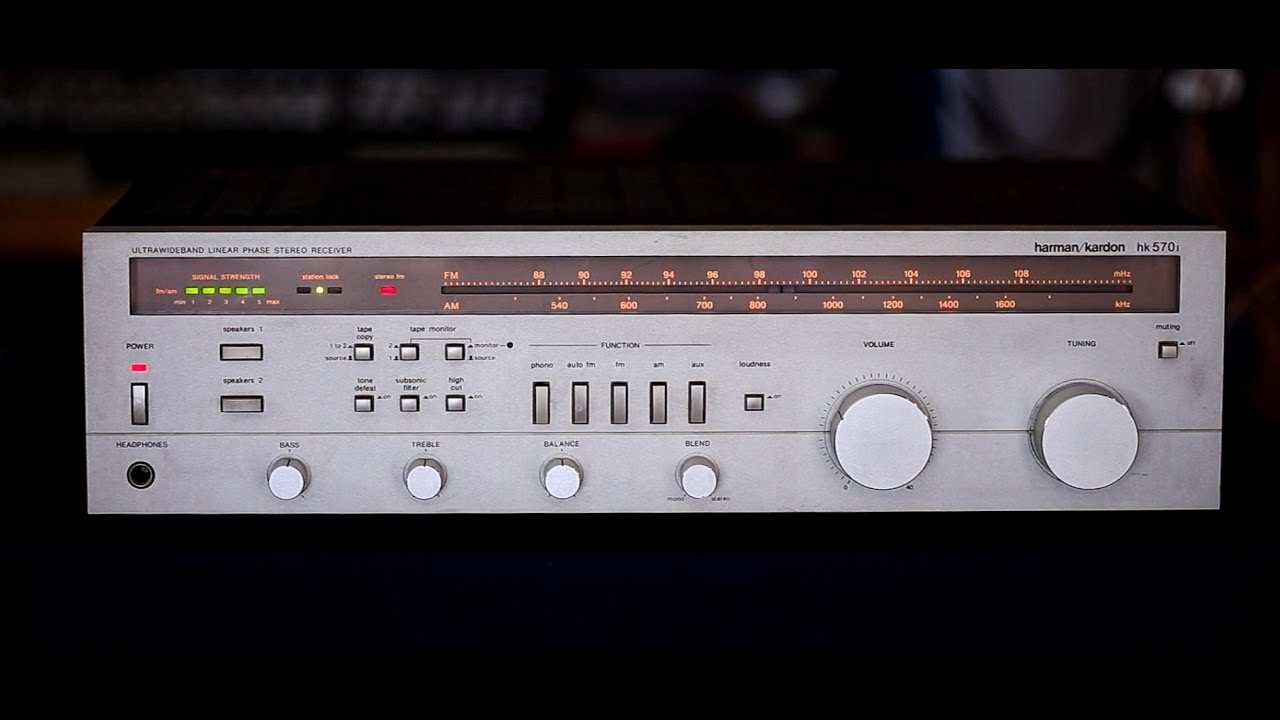 Harmon Kardon HK570i Receiver- Vintage Audio Review Episode #79