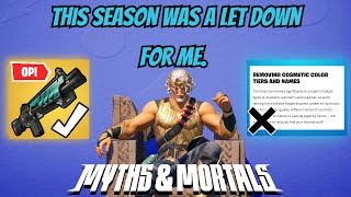 Why Chapter 5 Season 2 was Disappointing! (Fortnite Battle Royale)