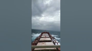 ROLLING SHIP #seafarer #merchantnavy #marineengineer #bigwaves #stormatsea #bulkcarrier #sea #ocean