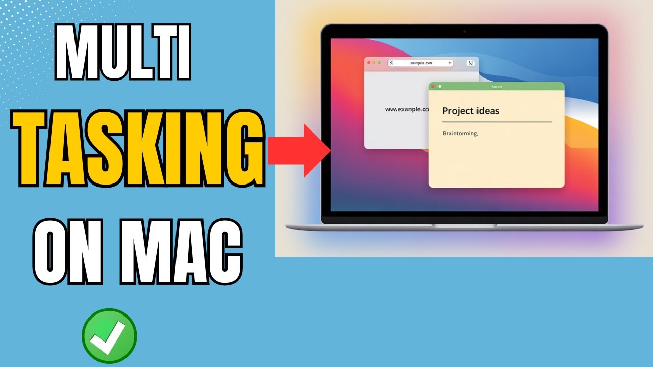 How To use Multi Task on Mac - Quick Tutorial