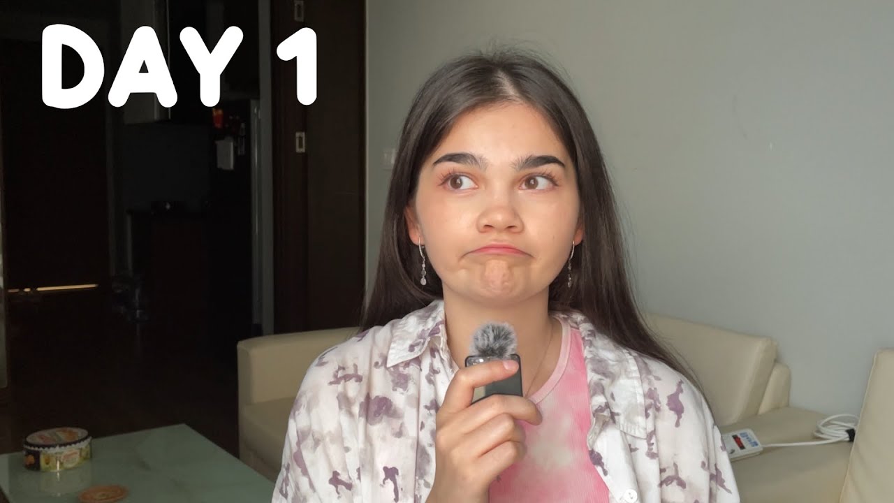 DAY 1: me speaking English on camera