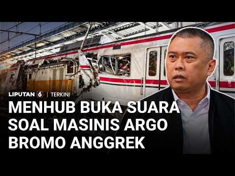 Masinis Argo Bromo Anggrek Jadi Tersangka, Menhub Buka Suara | Liputan 6