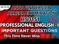 HS3151|Professional English -1|Arrear Examination|Important Questions 💯💯💯|@Toppersacademytamil