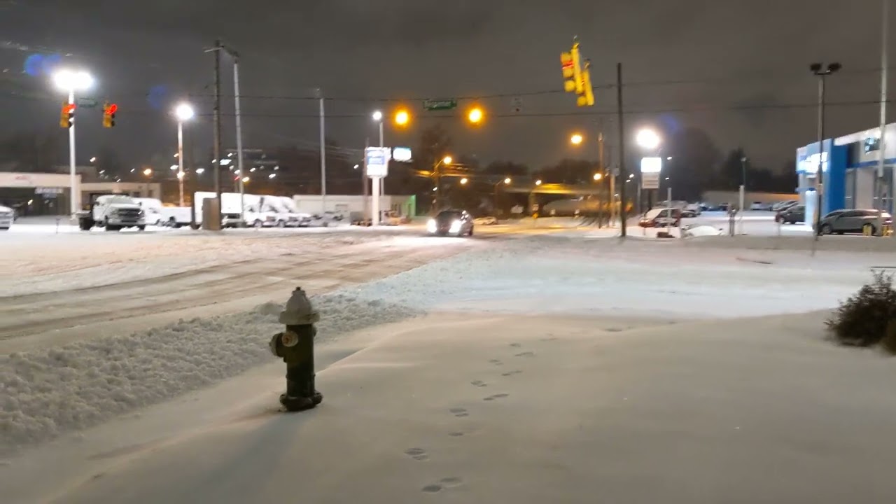 Snow in Greensboro NC 2022 YouTube