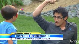 Animator Dad Makes Sons Dreams Come Tru