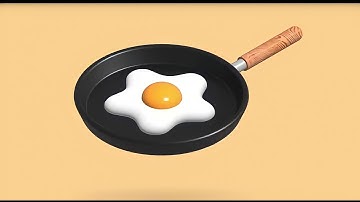 HOW TO CREATE 3D FRYING PAN | Illustrator Tutorial🍳🍳 EGG FRY VECTER ARTS   #illustratortutorial