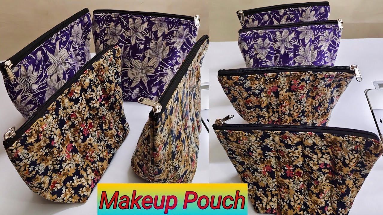 👝 Make-up pouch kaise banaen/Make-up kit kaise banaen/How to make makeup box