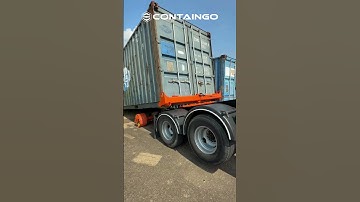 Relocating & unloading one of our client’s containers from our Mobilizer Trailer! (Part 2)