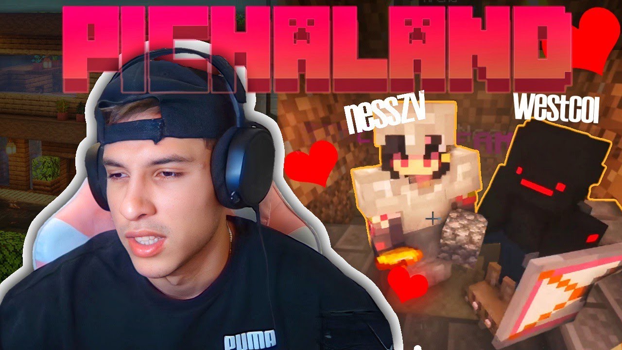 El jacuzzi en Minecraft Samulx | Nessv la novia de WestCol