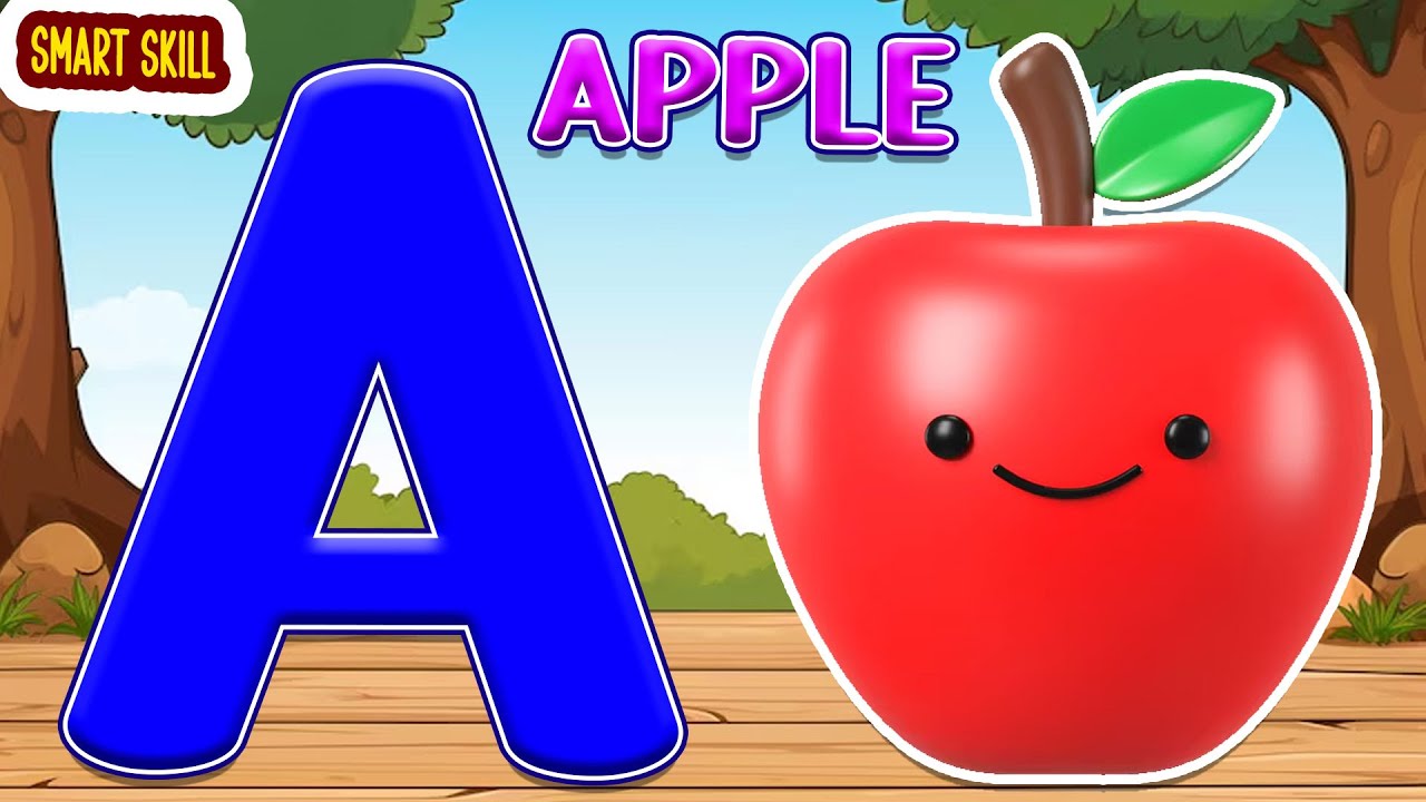 Cartoon Phonics Song A to Z | Learn English Alphabet Sounds Easily| Smart skill
