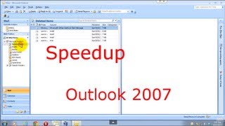 Speed up Microsoft Outlook 2007 - Compact PST file