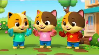The Three Little Kittens | Zidan Version | Cute Nursery Rhyme | 3D Kids Song | Cocomelon Style