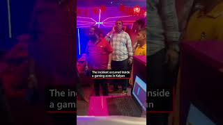 MNS leader caught on camera slapping staff in gaming zone