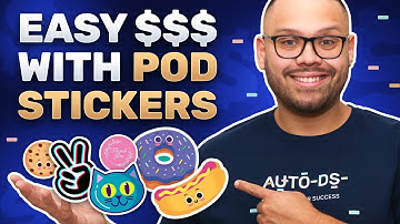 How To Start Selling Print On Demand Stickers ($5k/Week!)